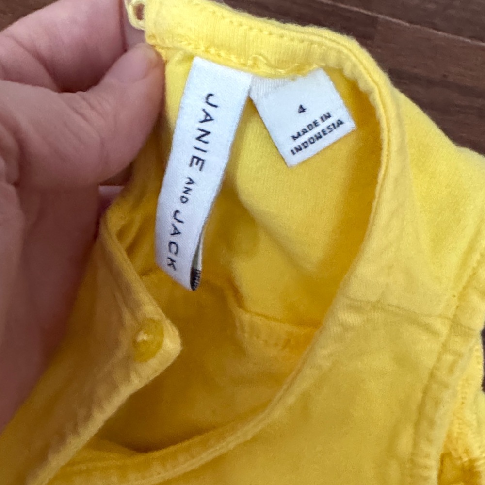 Yellow Ruffled Shirt - Picture 2 of 2